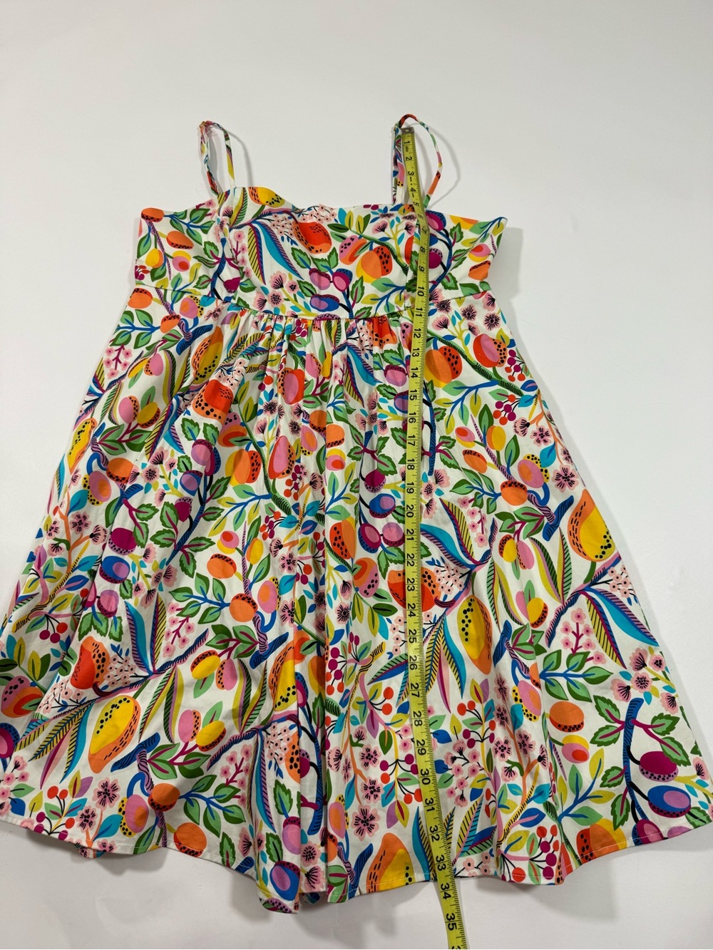 Hutch Bandeau Romper Anthropologie Floral Tropical Mango - Picture 11 of 11